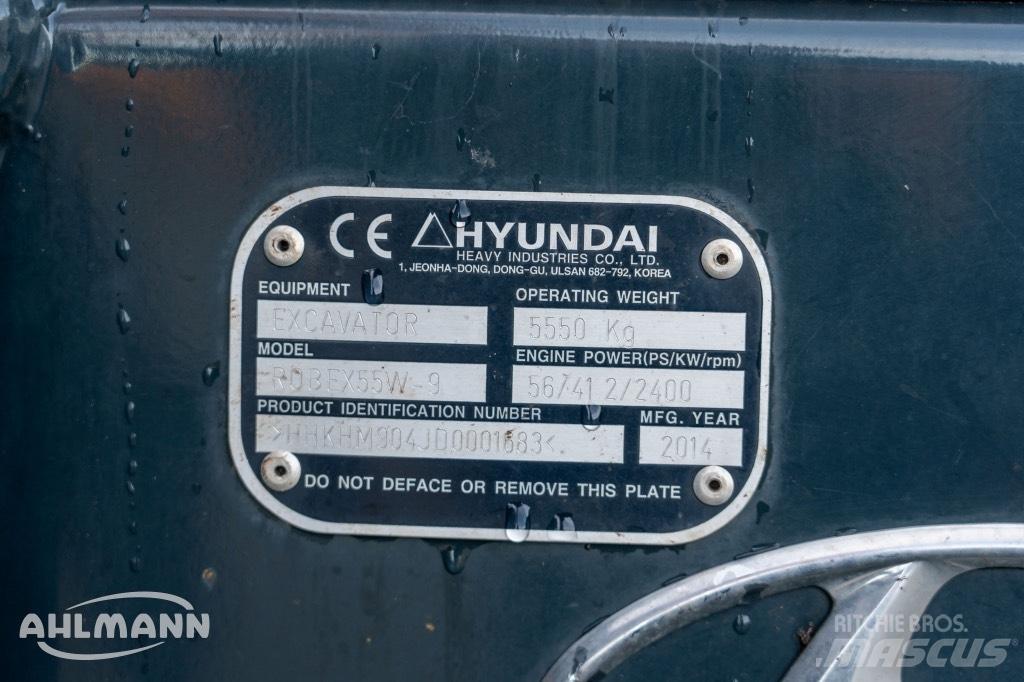 Hyundai R55W-9A Hjulgrävare
