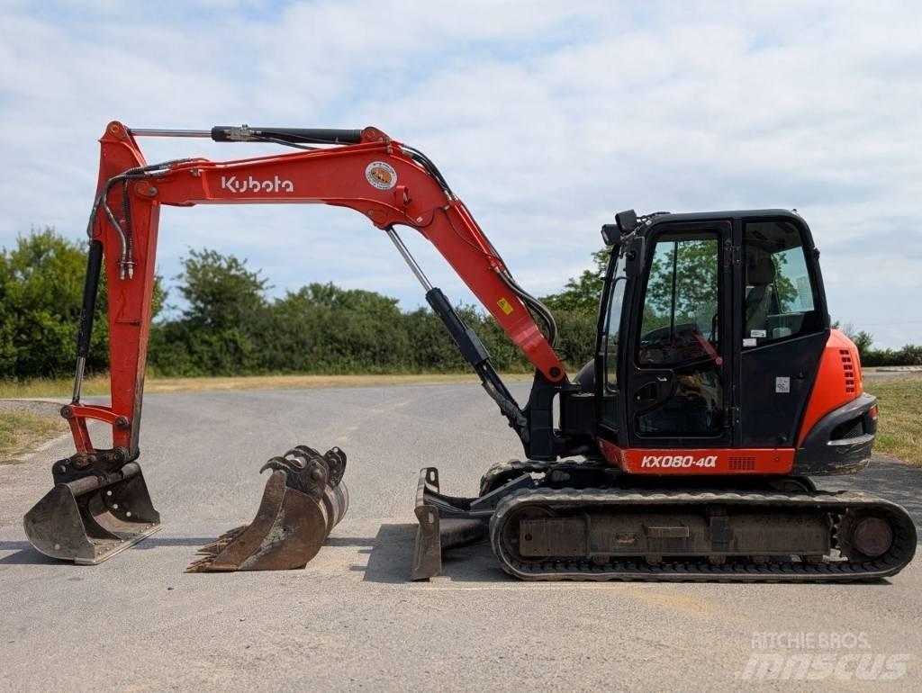 Kubota KX 080-4 Midigrävmaskiner 7t - 12t