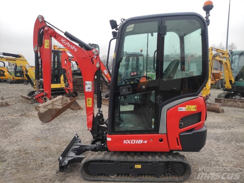 Kubota KX 018-4 Minigrävare < 7t