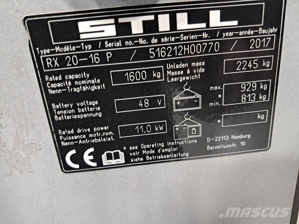 Still RX 20-16 P Elmotviktstruckar