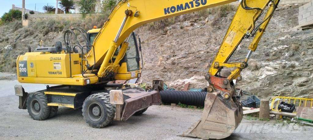 Komatsu PW 200-7 Hjulgrävare