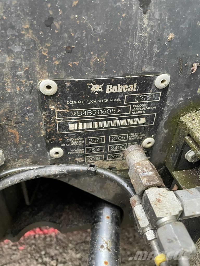 Bobcat E 27z Minigrävare < 7t