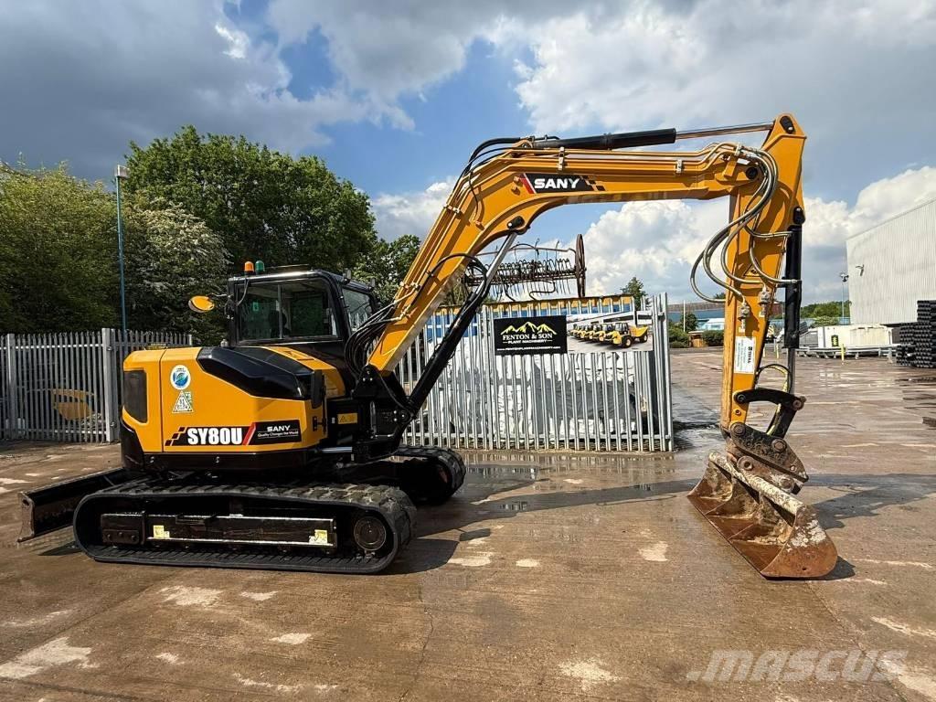 Sany SY 80 U Midigrävmaskiner 7t - 12t