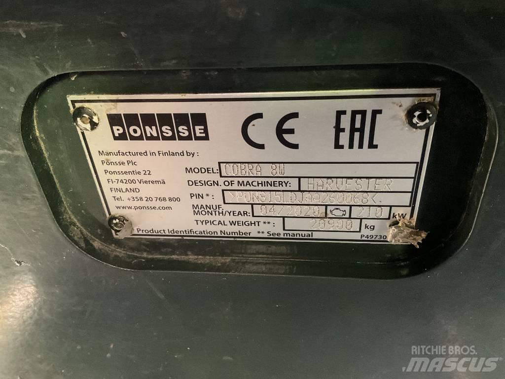Ponsse COBRA 8W Skördare
