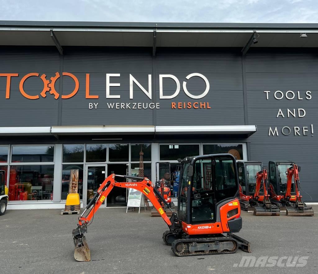 Kubota KX 018-4 Minigrävare < 7t