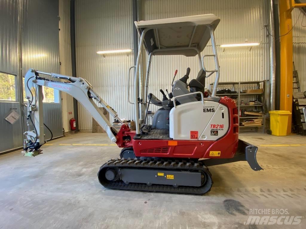 Takeuchi TB 216 A Minigrävare < 7t