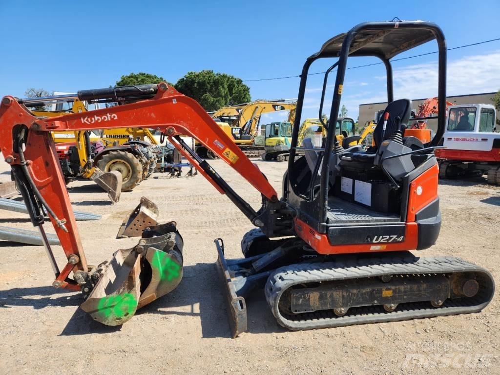Kubota U 27-4 Minigrävare < 7t