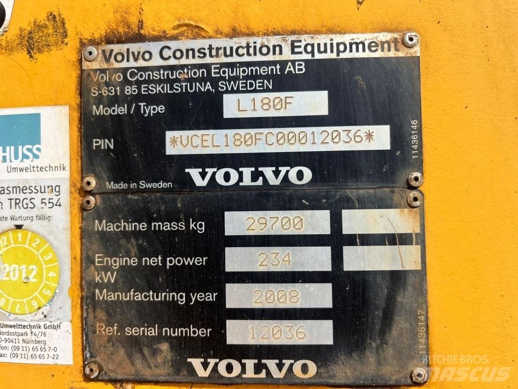 Volvo L 180 F Hjullastare