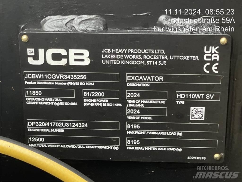 JCB HydraDig 110W Hjulgrävare