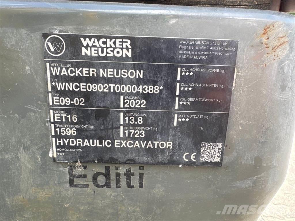 Wacker Neuson ET16 Bandgrävare