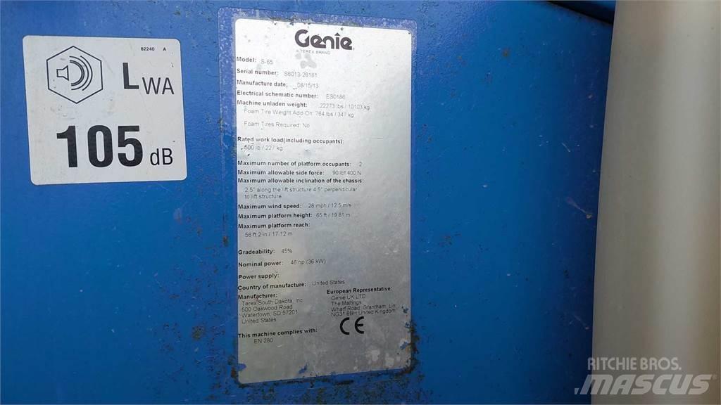 Genie S65 Teleskop bomliftar