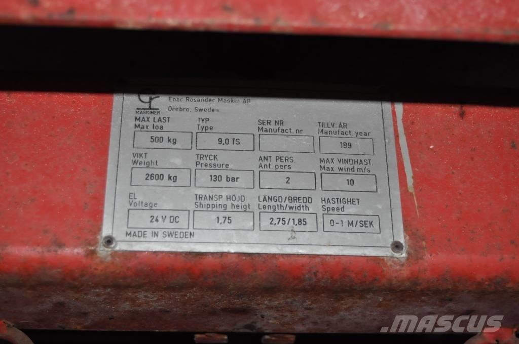 ER 9,0TS SAXLIFT Materialhantering - Övriga