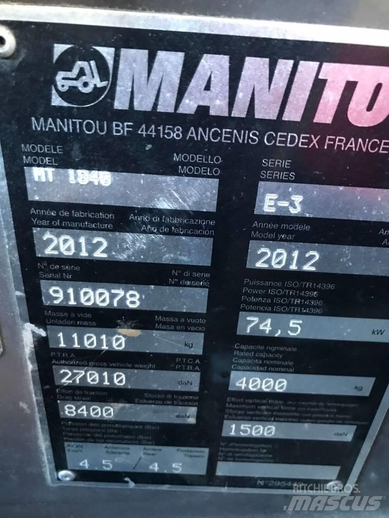 Manitou MT 1840 Teleskoplastare