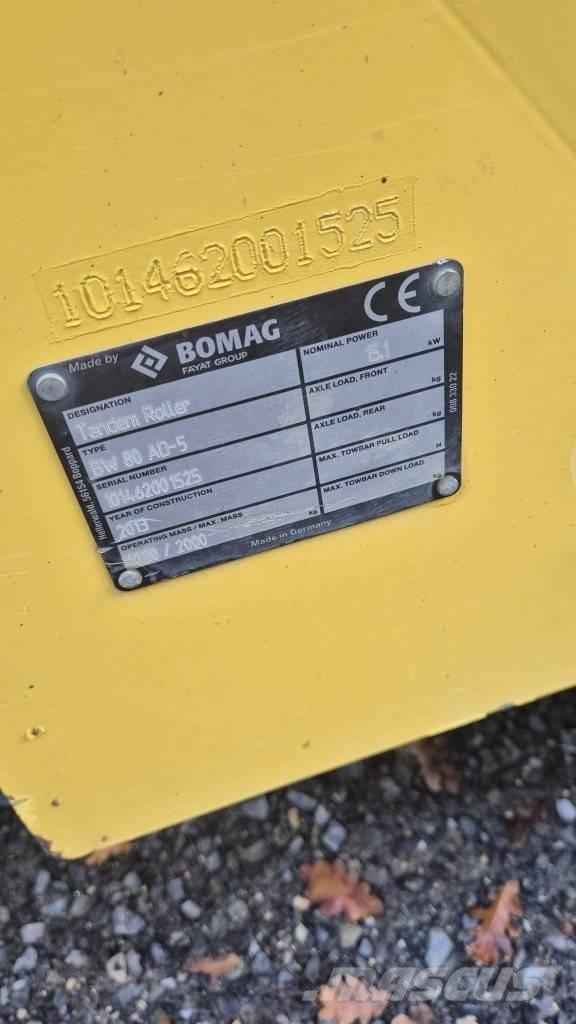 Bomag BW 80 AD-5 Tvåvalsvältar