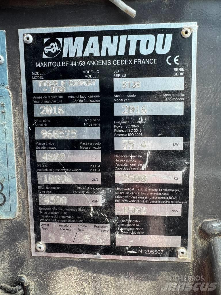 Manitou MT 625 H Teleskoplastare