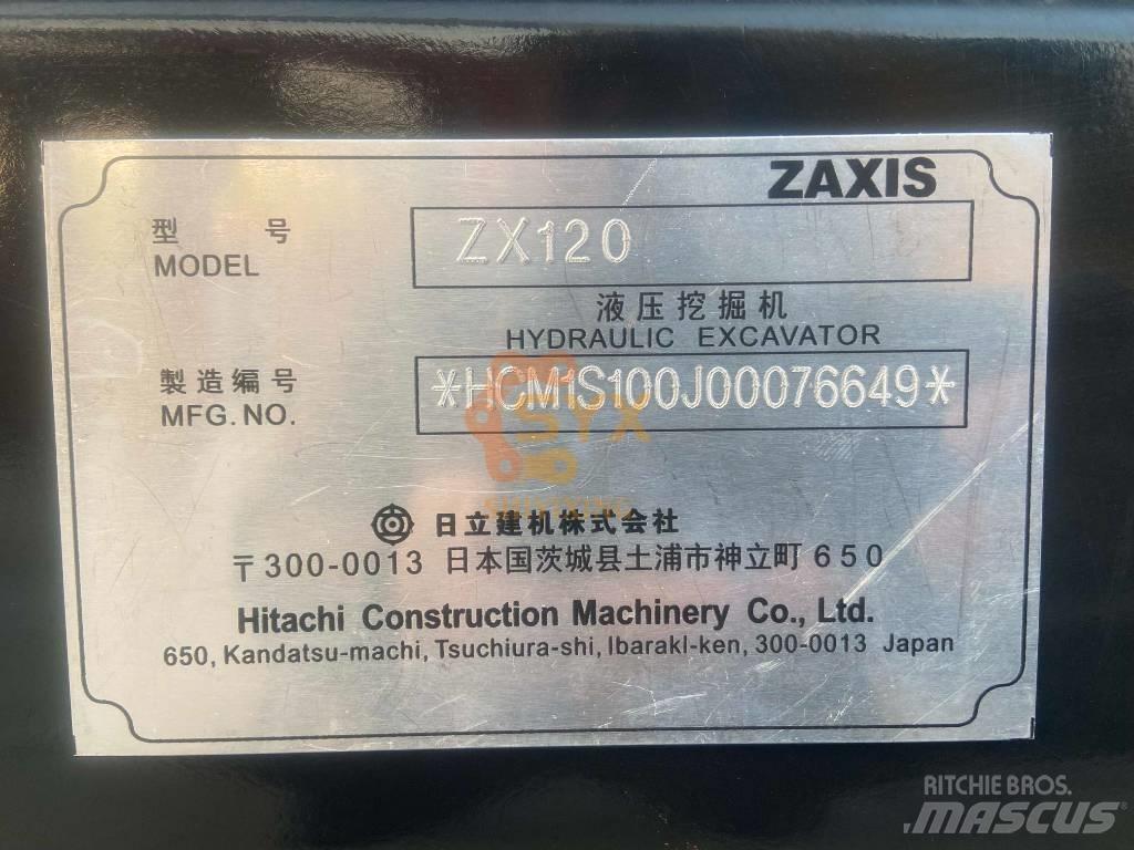 Hitachi ZX 120 Bandgrävare