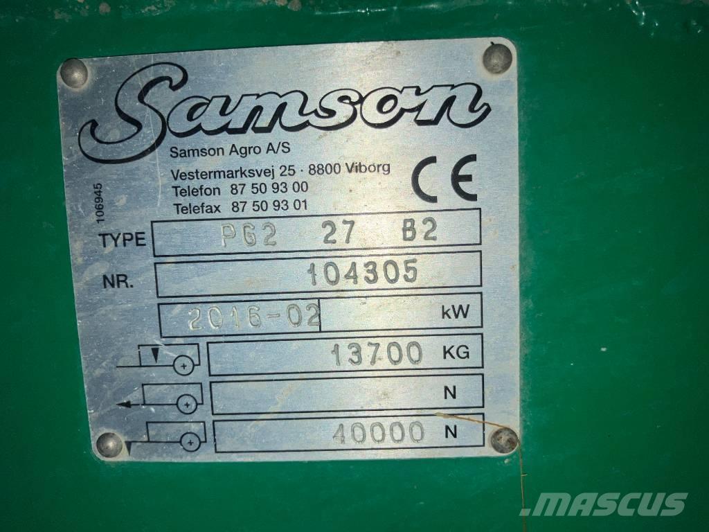 Samson PG2 27 Flytgödselspridare