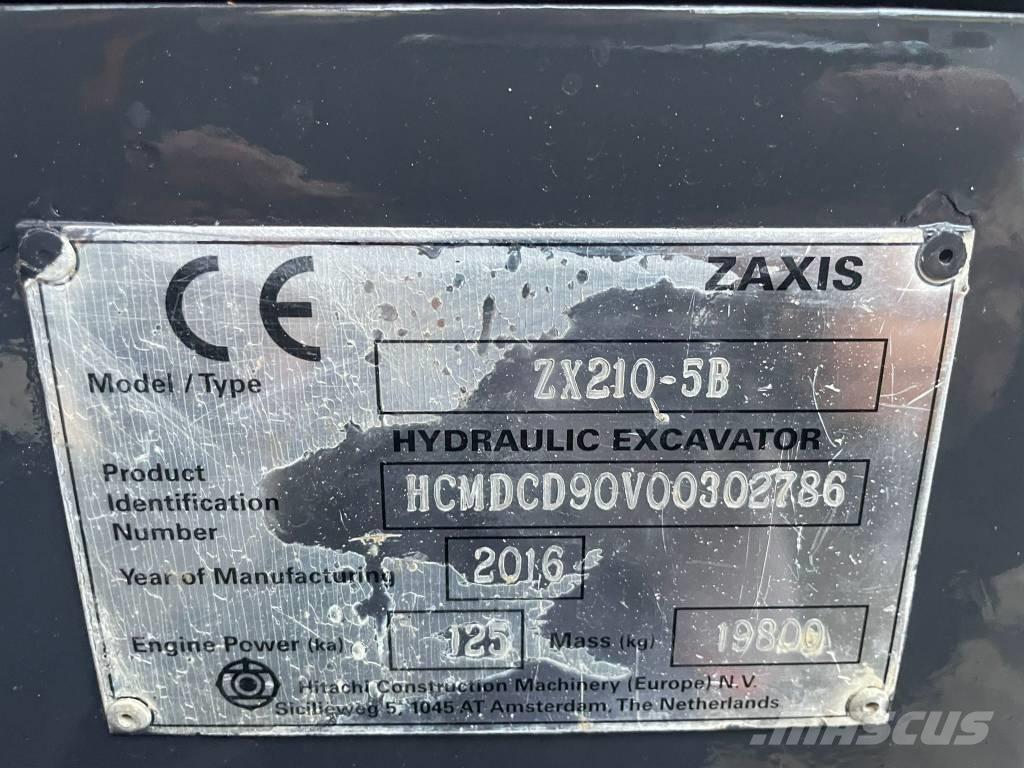 Hitachi ZX 210 LC-5B Bandgrävare