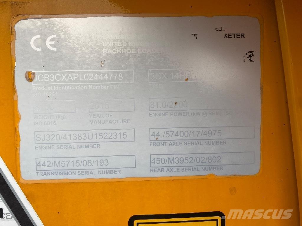 JCB 3 CX Contractor Grävlastare