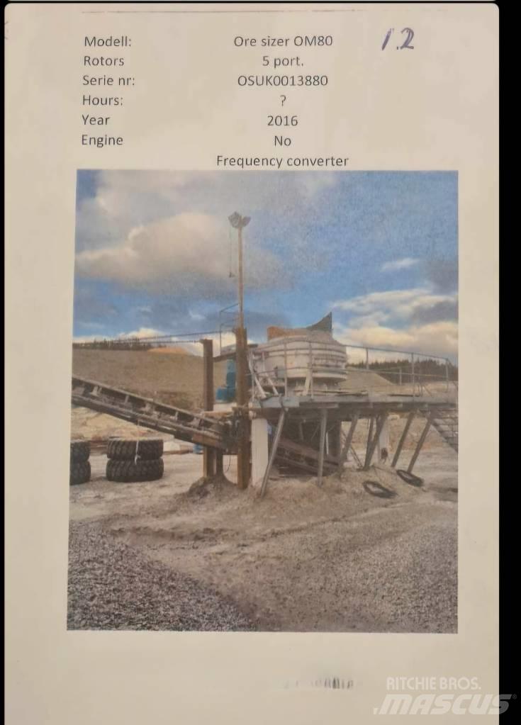  Ore sizer Om 80 Krossar