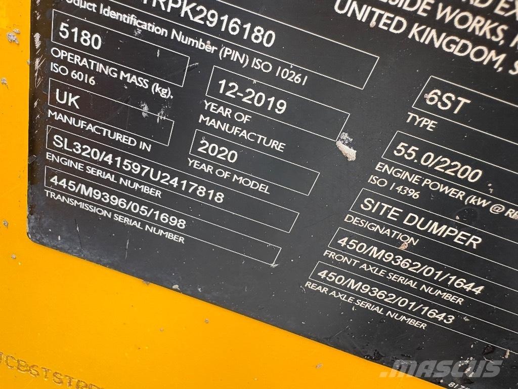 JCB 6 ST Minidumprar