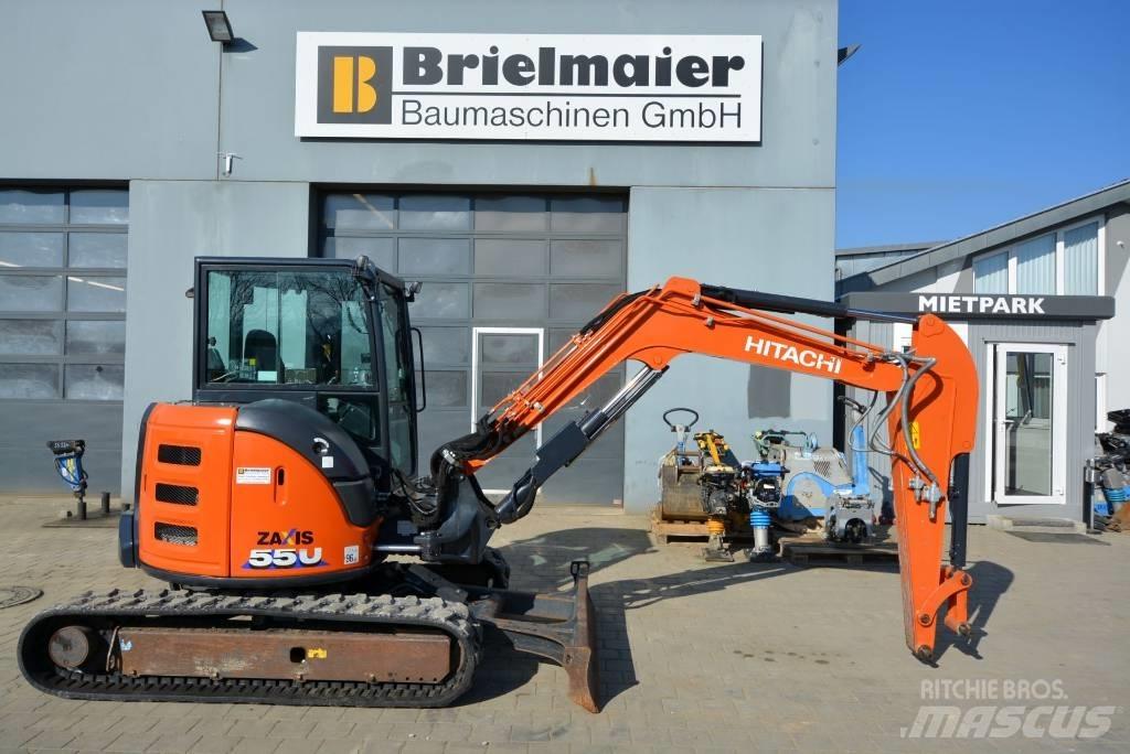 Hitachi ZX 55 U-6 Minigrävare < 7t