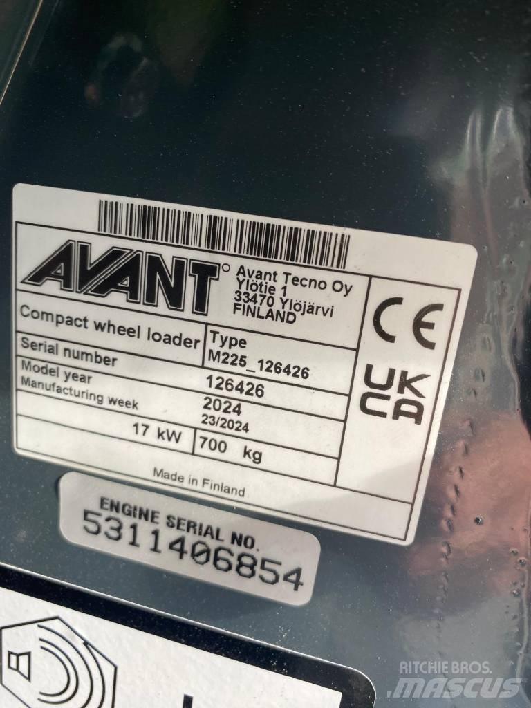 Avant 225 Grönytemaskiner - Övriga