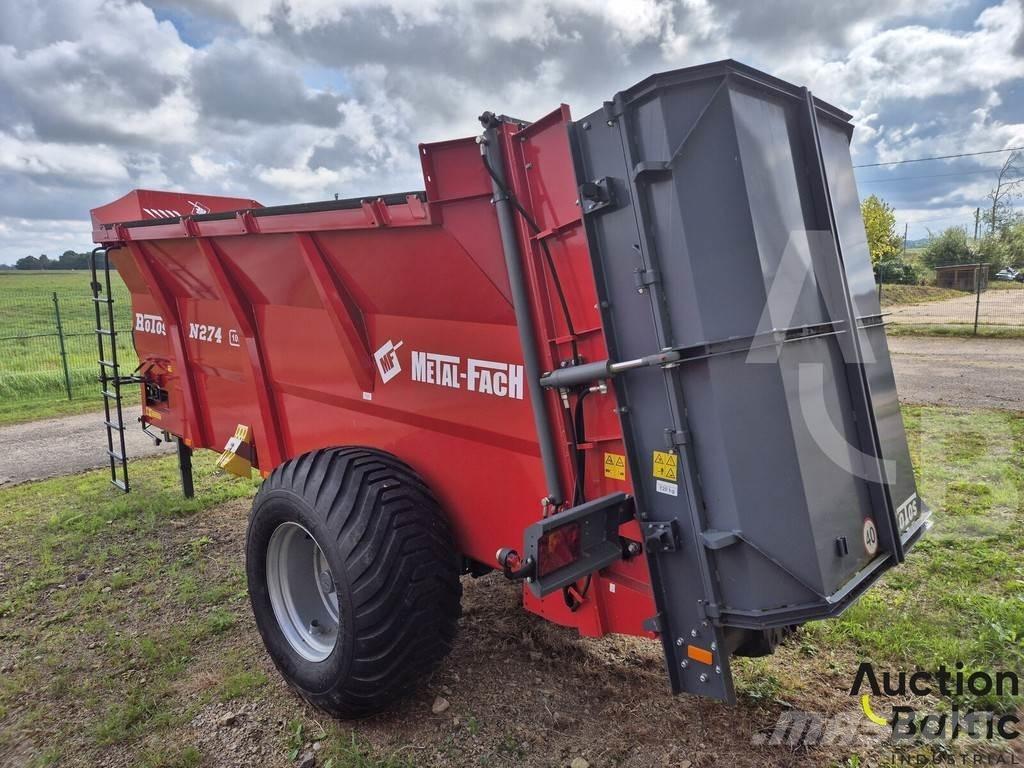 Metal-Fach N274 Fast- och kletgödselspridare