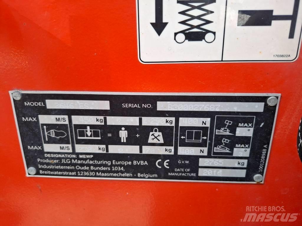 JLG 2646 ES Saxliftar