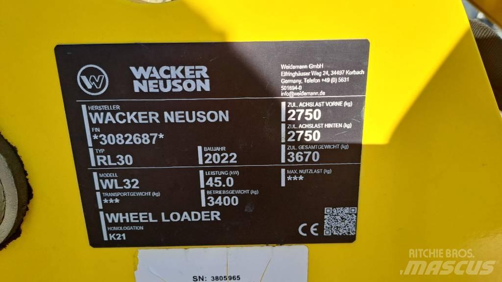 Wacker Neuson WL32 Hjullastare