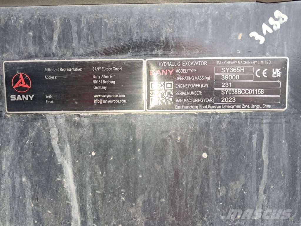 Sany SY 365 H Bandgrävare
