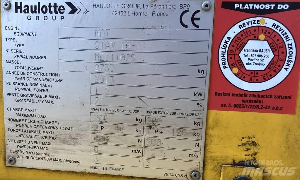 Haulotte Star 10 Teleskop bomliftar
