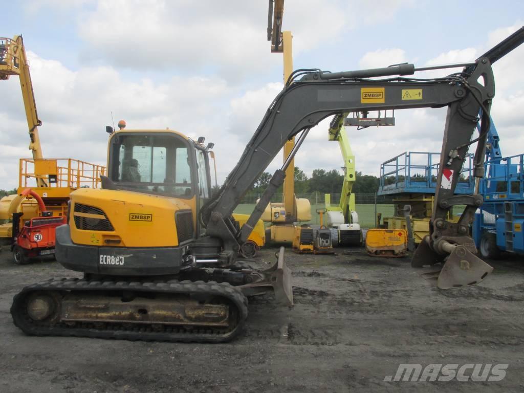 Volvo ECR 88 D Midigrävmaskiner 7t - 12t