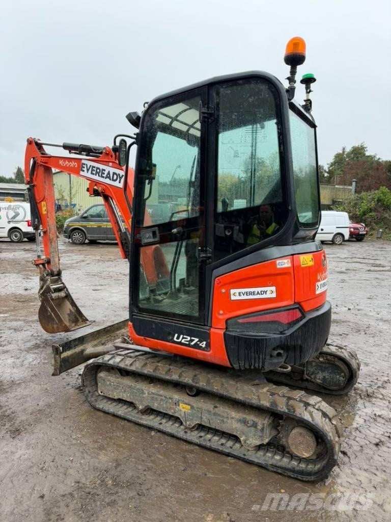 Kubota U 27-4 Minigrävare < 7t
