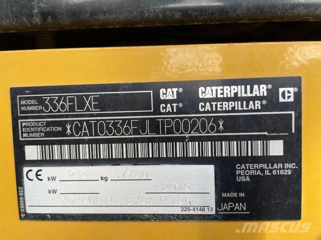 CAT 336 FLXE Bandgrävare