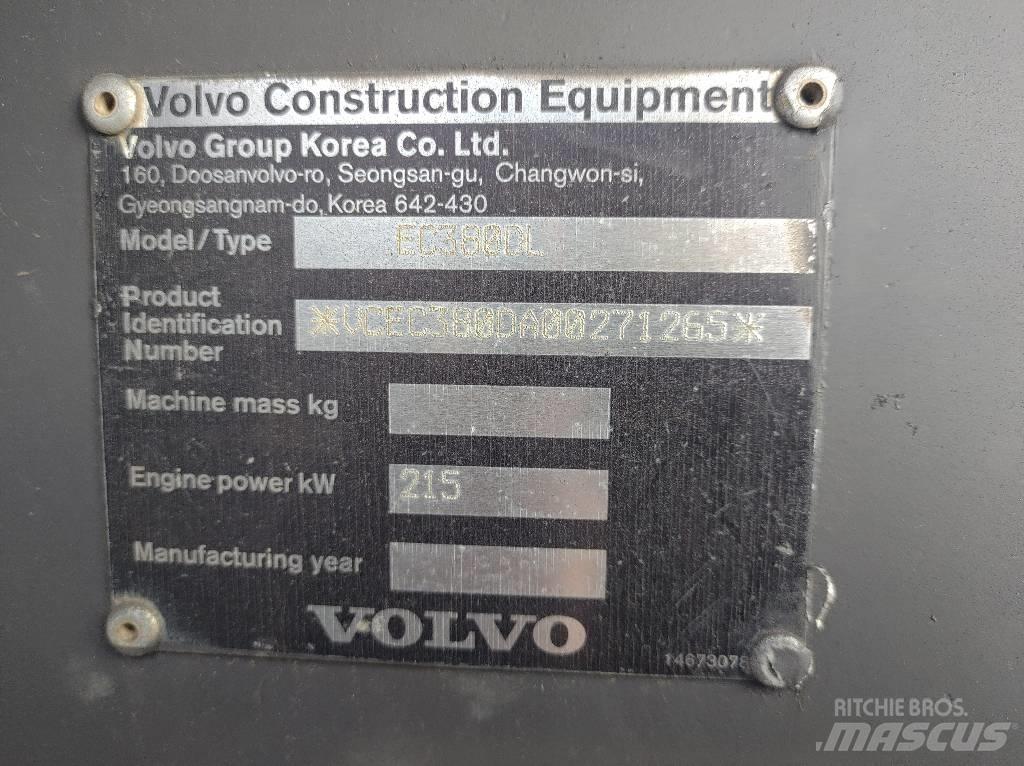 Volvo EC380DL Bandgrävare