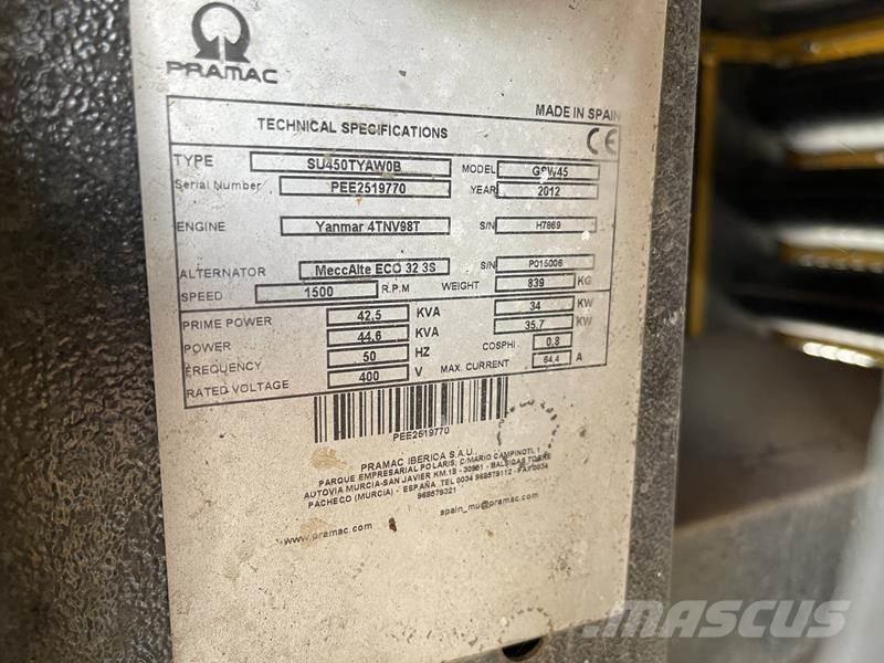 Pramac GSW 45 Dieselgeneratorer