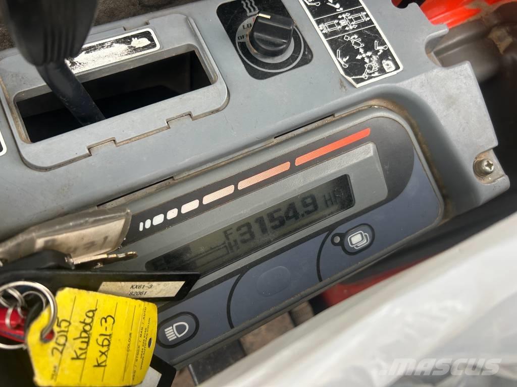 Kubota KX61-3 Minigrävare < 7t