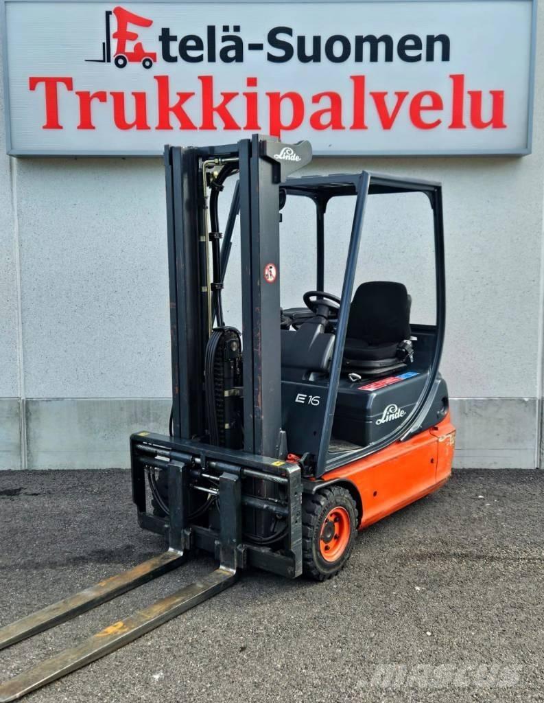 Linde E 16 C-02 Elmotviktstruckar