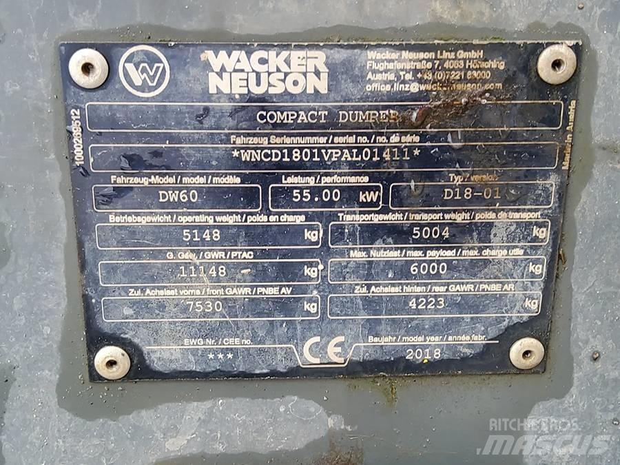 Wacker Neuson DW 60 Minidumprar