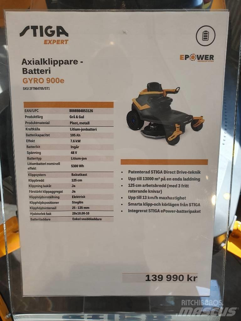 Stiga GYRO 900E DEMO Åkgräsklippare