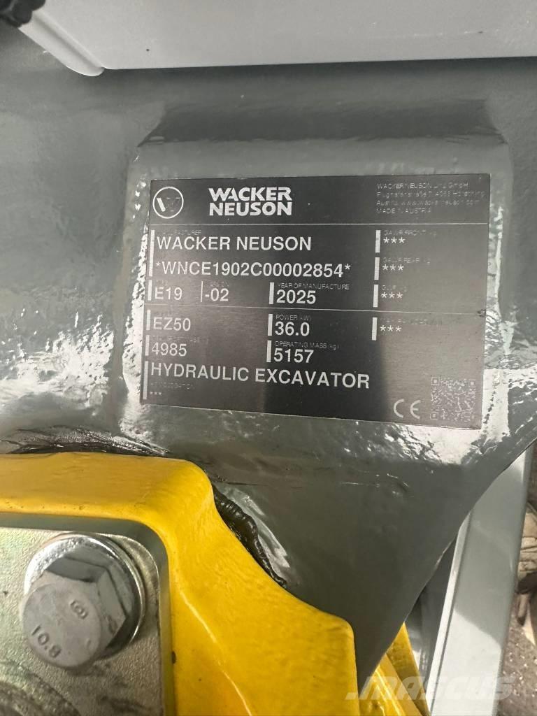 Wacker Neuson EZ 50 Minigrävare < 7t