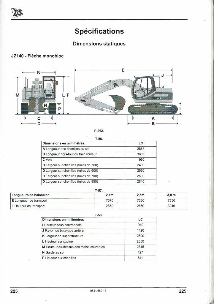 JCB JZ 140 D Bandgrävare