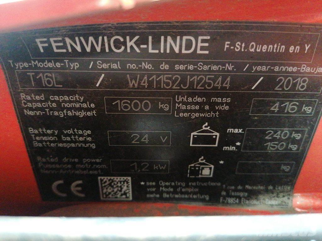 Linde T16L Låglyftare utan plattform