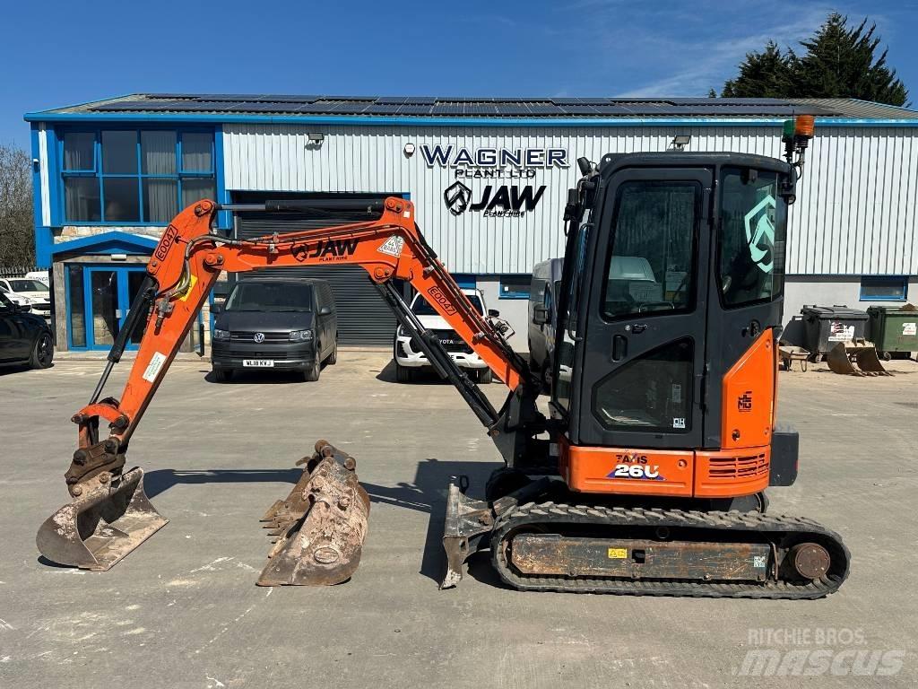 Hitachi ZX 26 U-6 Minigrävare < 7t