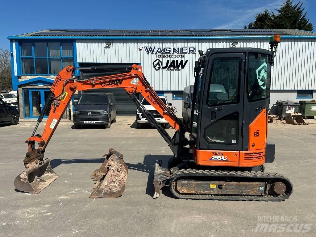 Hitachi ZX 26 U-6 Minigrävare < 7t