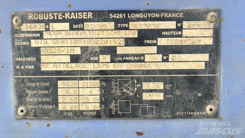 Kaiser TPSL Biltransporttrailer