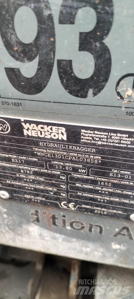 Wacker Neuson EZ 17 Minigrävare < 7t
