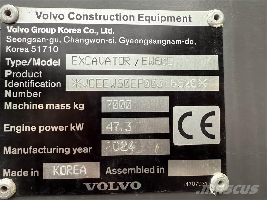 Volvo EW60 E Hjulgrävare