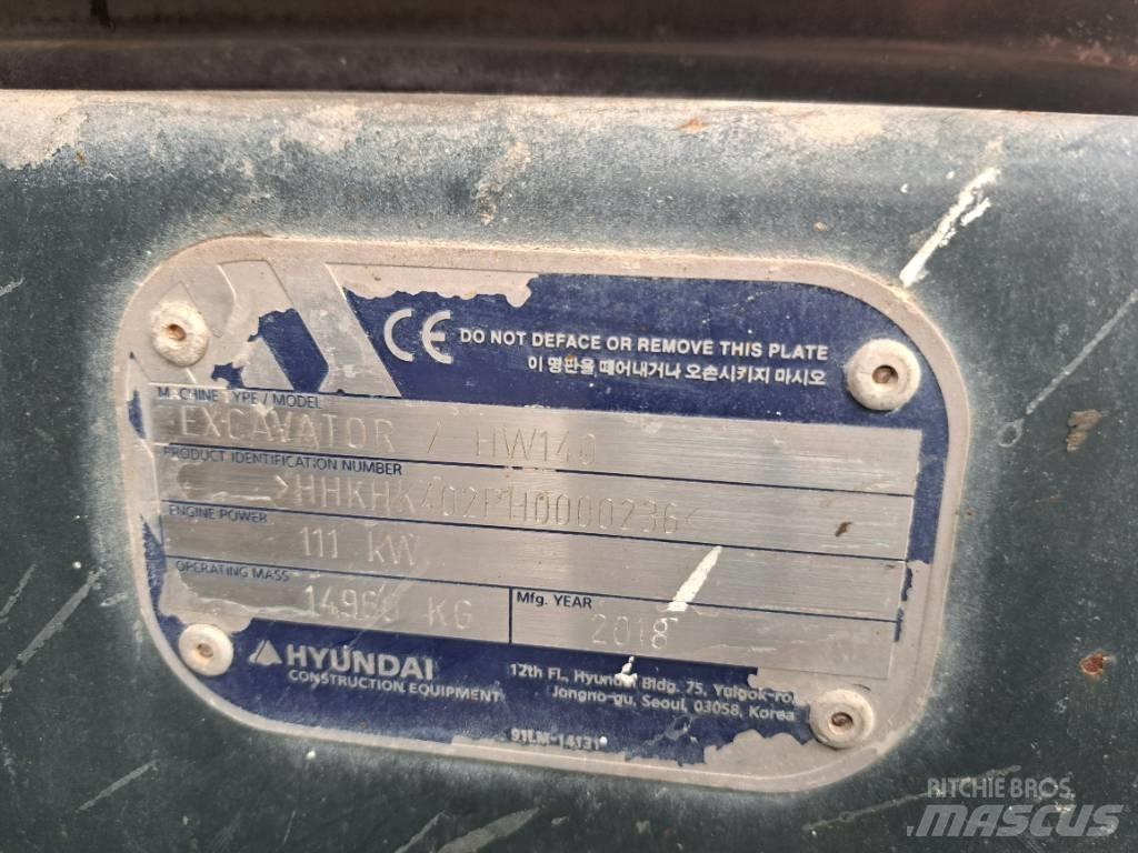 Hyundai HW140 Hjulgrävare